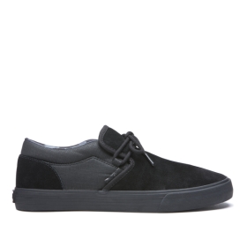 Womens Supra Low Top Shoes CUBA Black/black/Camo | AU-89914